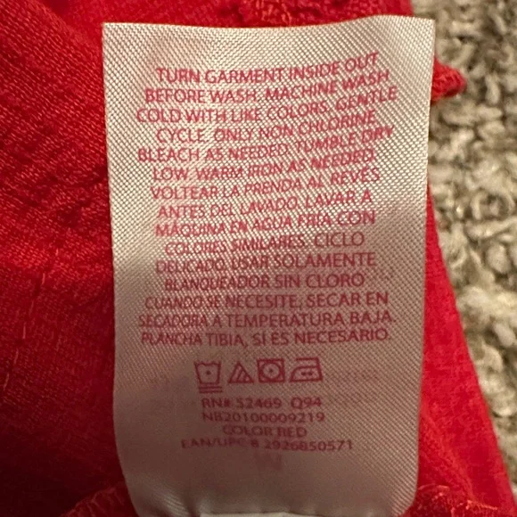 No Boundaries Vibrant Red Off-the-Shoulder Peasant Top - Picture 8 of 8